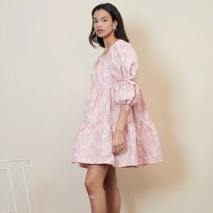 Sister Jane Sideline Jacquard Mini Dress